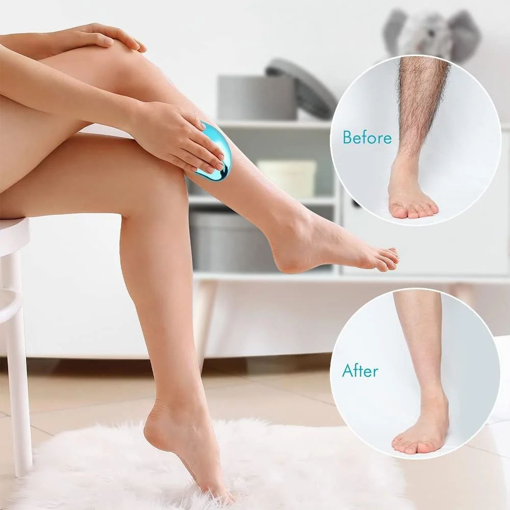 Crystal Hair Remover, Soft Smooth Silky Skin Magic Crystal Hair Remover