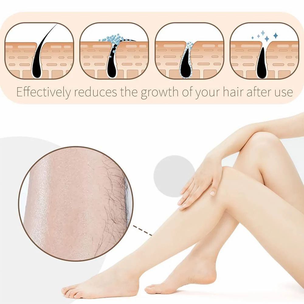 Crystal Hair Remover, Soft Smooth Silky Skin Magic Crystal Hair Remover