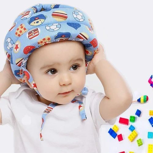 Adjustable Soft Baby Safety Helmet  Full Head Protection Lightweight Easy Clean  Anti Collision