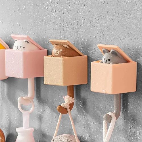 Cat Hooks Wall Mounted Decorative