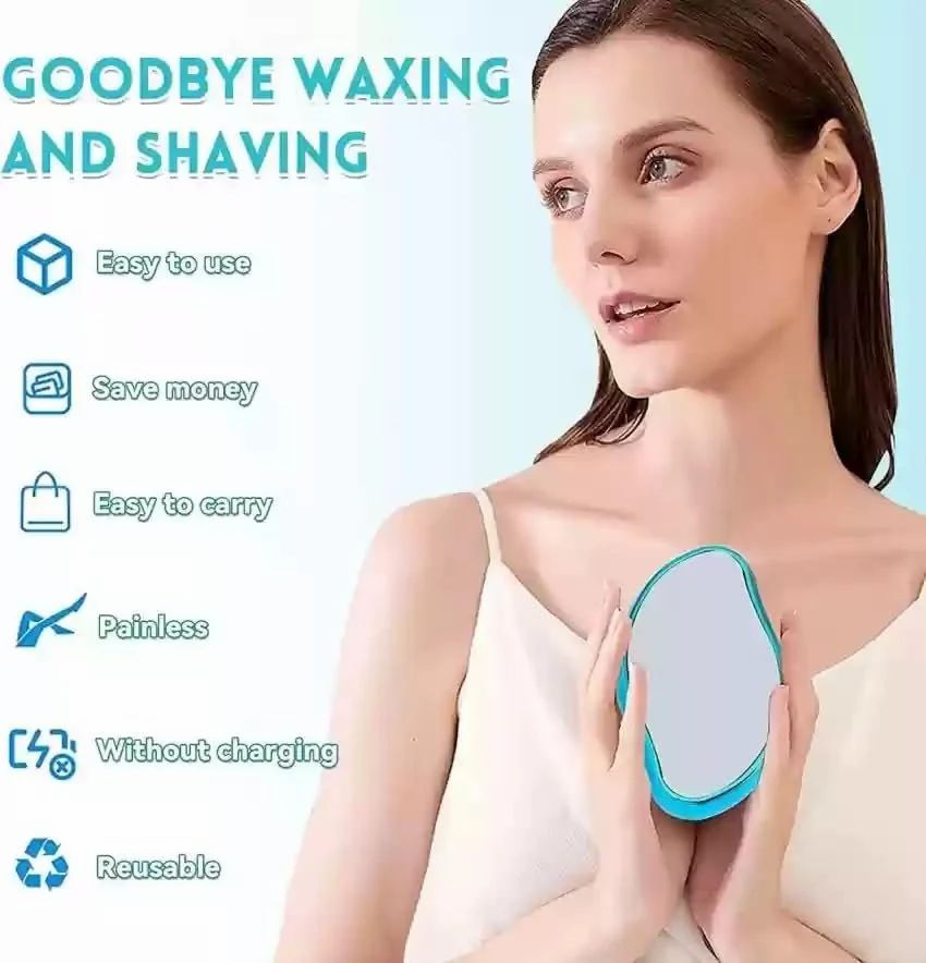 Crystal Hair Remover, Soft Smooth Silky Skin Magic Crystal Hair Remover