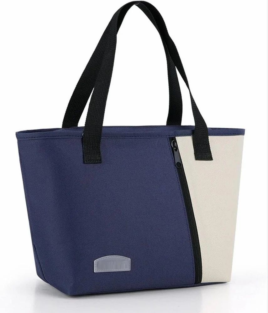compact insulated Oxford lunch bag with a waterproof aluminum foil