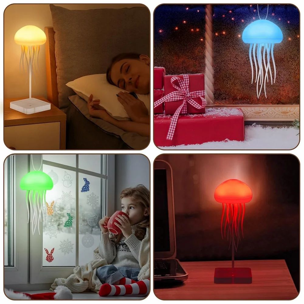 Plastic Jelly Fish Light Lamp with Dancing Legs