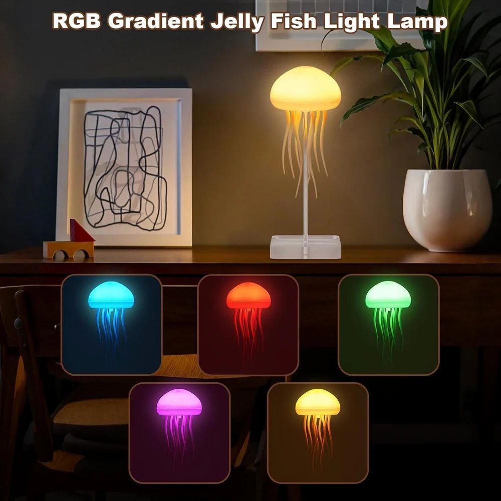 Plastic Jelly Fish Light Lamp with Dancing Legs