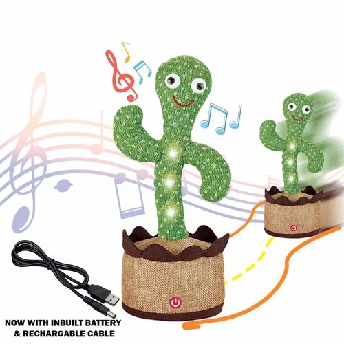 Rechargeable Talking Cactus Toy for Kids