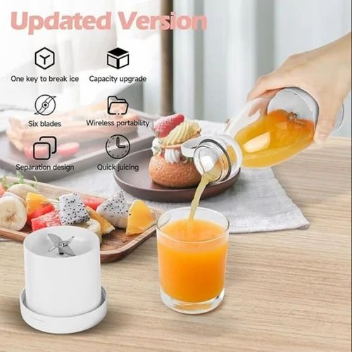 Hand Blender - Portable Blender, USB Rechargeable Mini Juicer Blender, Personal Size Blender for Juices
