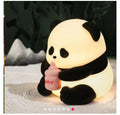 Multicolor RGB Silicone Panda Night Lamp with Touch Control (Rechargeable)