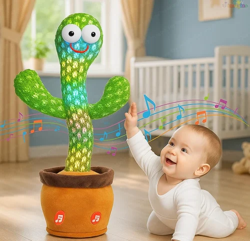 Rechargeable Talking Cactus Toy for Kids