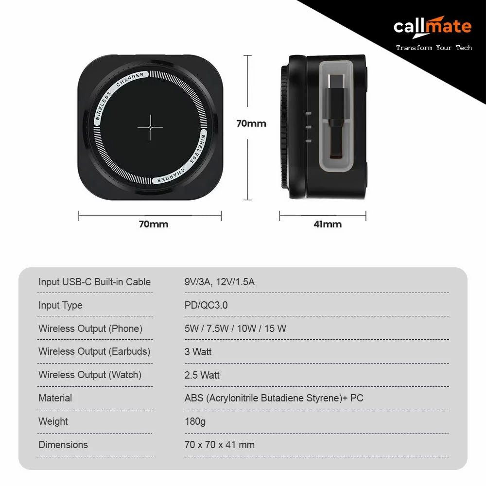 Syncpad: 3 in 1 Wireless Charger (22.5W)